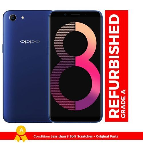 REFURBISHED OPPO A83 32GB ROM 3GB RAM DISPLAY 5.7 INCHES BACK CAMERA 13MP AND FRONT CAMERA 8MP ANDROID 7.1 GOLD/BLACK