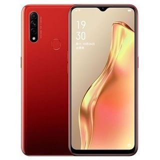 REFURBISHED OPPO A31 128GB ROM 6GB RAM DISPLAY 6.5 INCHES REAR CAMERA 12MP + 2MP + 2MP FRONT CAMERA  8.0MP FINGERPRINT UNLOCK BATTERY CAPACITY 4230MAH RED