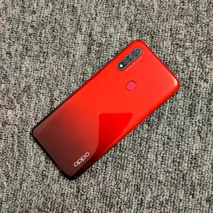 REFURBISHED OPPO A31 128GB ROM 6GB RAM DISPLAY 6.5 INCHES REAR CAMERA 12MP + 2MP + 2MP FRONT CAMERA  8.0MP FINGERPRINT UNLOCK BATTERY CAPACITY 4230MAH RED