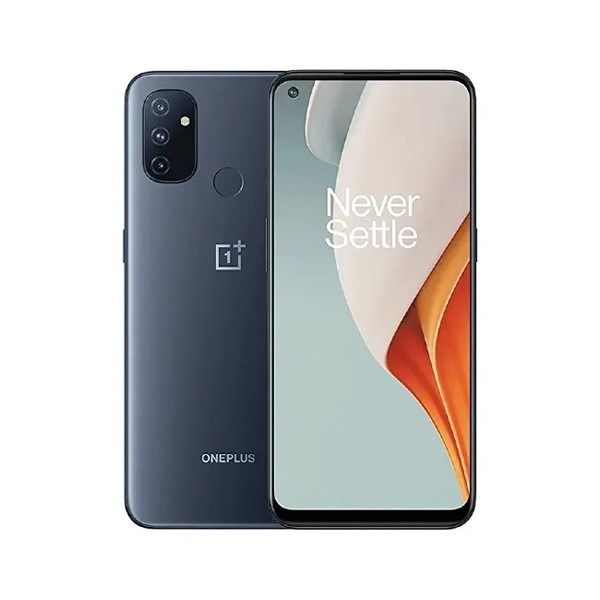 REFURBISHED ONEPLUS N100 4GB RAM 64GB ROM DISPLAY 6.52 INCHES REAR CAMERA 13MP + 2MP + 2MP FRONT CAMERA 8MP BATTERY CAPACITY 5000Mah GRAY