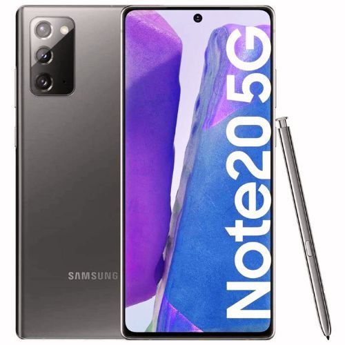 SEALED SAMSUNG NOTE 20 5G 8GB RAM 128GB ROM DISPLAY 6.7 INCHES TRIPPLE REAR CAMERA 12MP + 64MP + 12MP BATTERY CAPACITY 4300 MAH MYSTIC BRONZE/GREEN