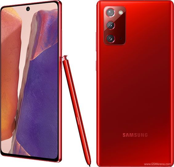 SEALED SAMSUNG NOTE 20 5G 8GB RAM 128GB ROM DISPLAY 6.7 INCHES TRIPPLE REAR CAMERA 12MP + 64MP + 12MP BATTERY CAPACITY 4300 MAH MYSTIC BRONZE/GREEN