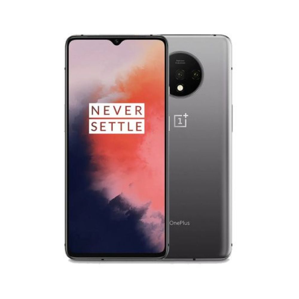 REFURBISHED ONEPLUS 7T 256GB ROM 8GB RAM DISPLAY 6.55 INCHES REAR CAMERA 48MP + 16MP + 12MP FRONT CAMERA 16MP GRAY