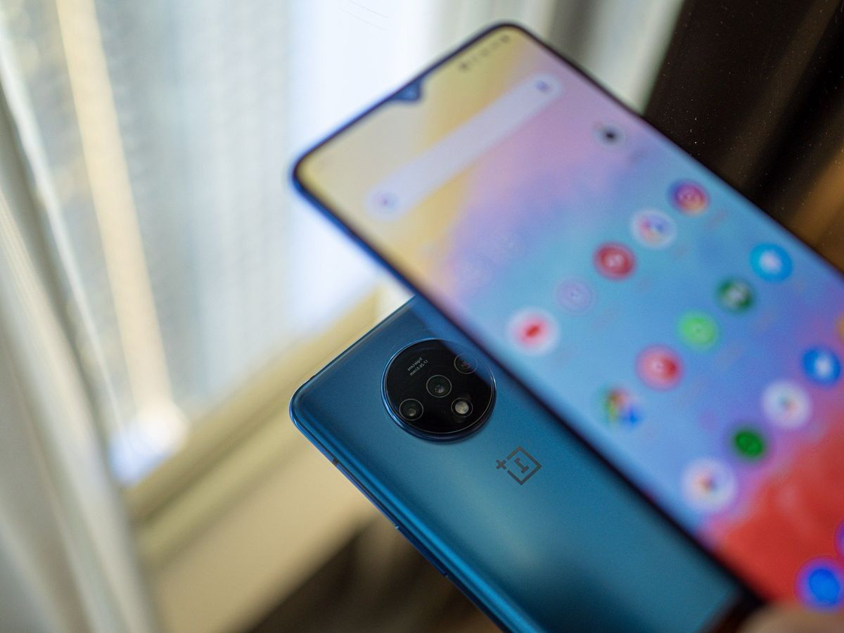REFURBISHED ONEPLUS 7T 256GB ROM 8GB RAM DISPLAY 6.55 INCHES REAR CAMERA 48MP + 16MP + 12MP FRONT CAMERA 16MP GRAY