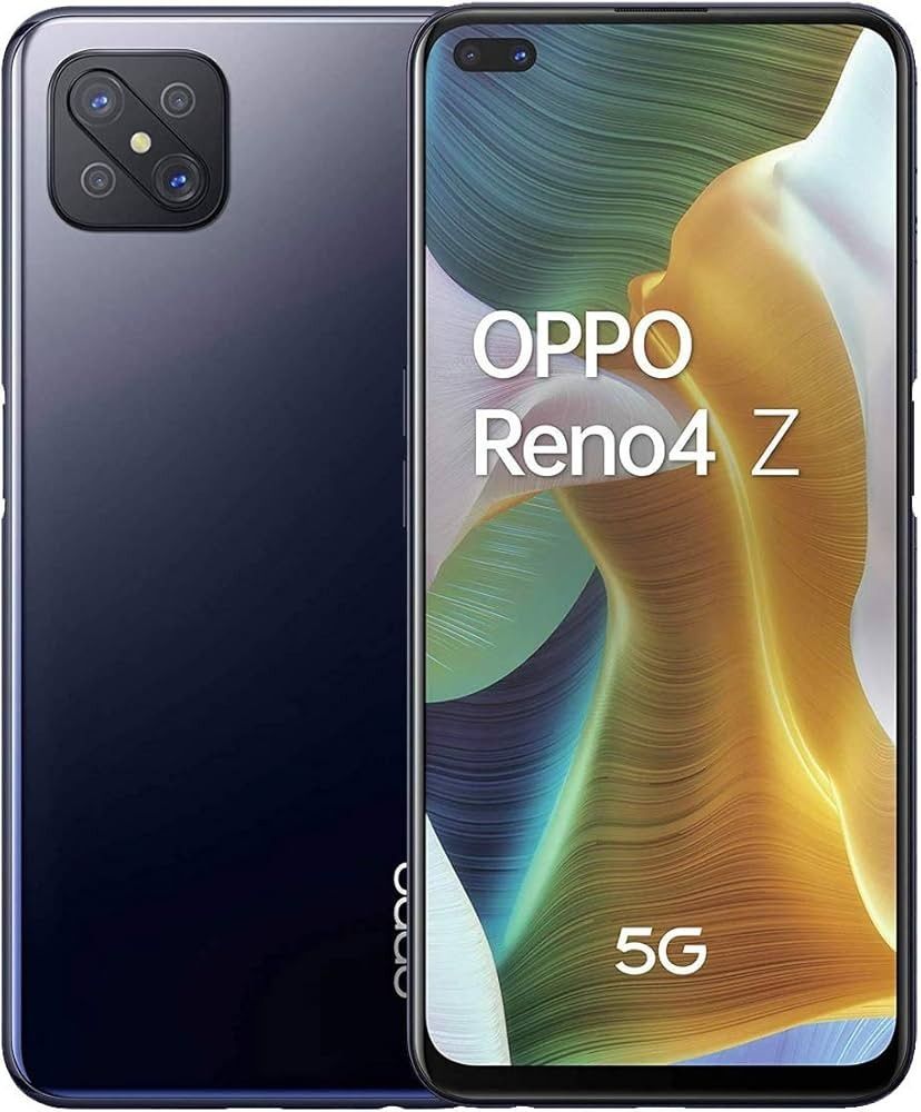 REFURBISHED OPPO RENO 4 Z 128GB ROM 8GB RAM 6.43 INCHES REAR CAMERA 48MP + 8MP + 2MP+2MP FRONT CAMERA 16MP+2MP  BATTERY CAPACITY  4000mAH ANDROID 10