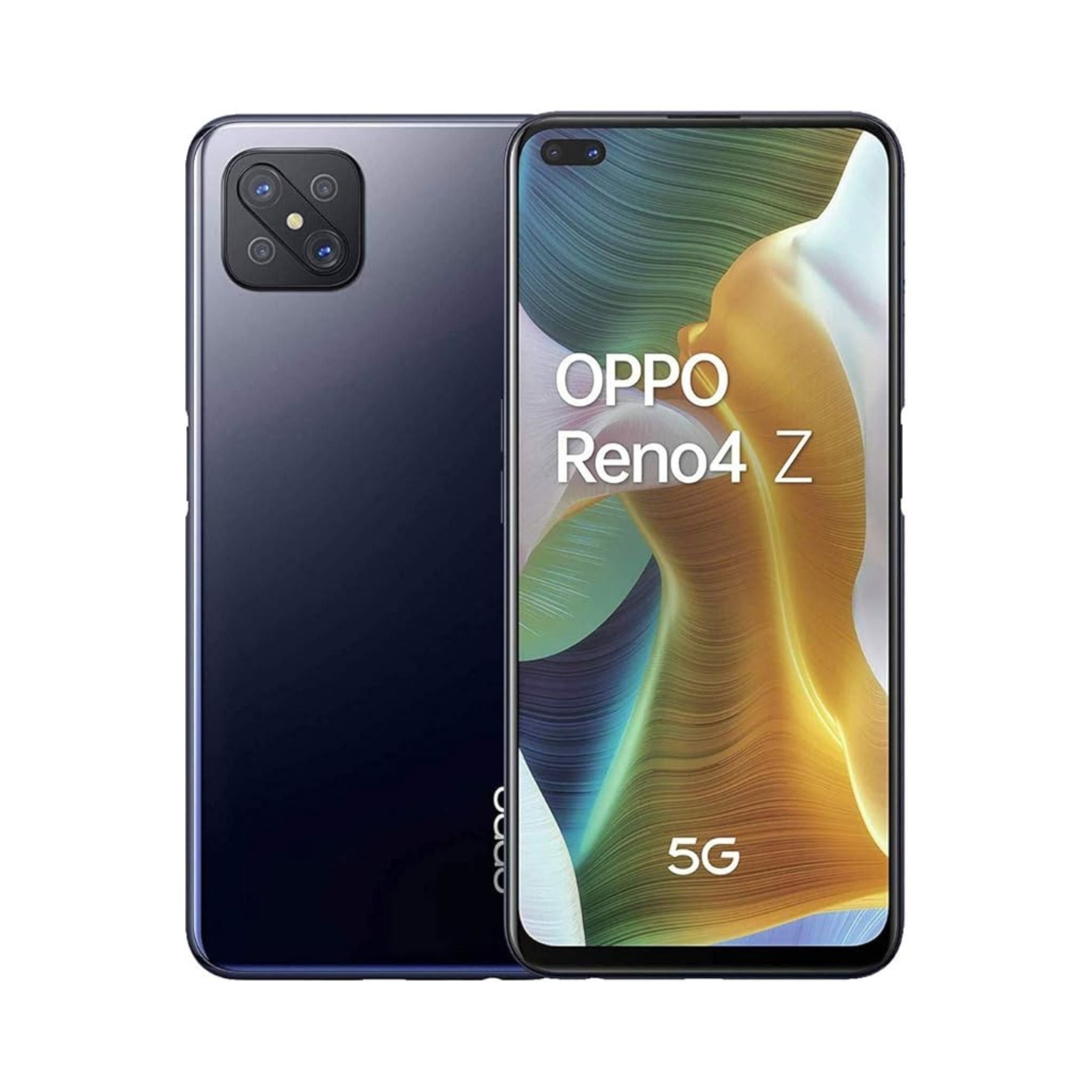 REFURBISHED OPPO RENO 4 Z 128GB ROM 8GB RAM 6.43 INCHES REAR CAMERA 48MP + 8MP + 2MP+2MP FRONT CAMERA 16MP+2MP  BATTERY CAPACITY  4000mAH ANDROID 10