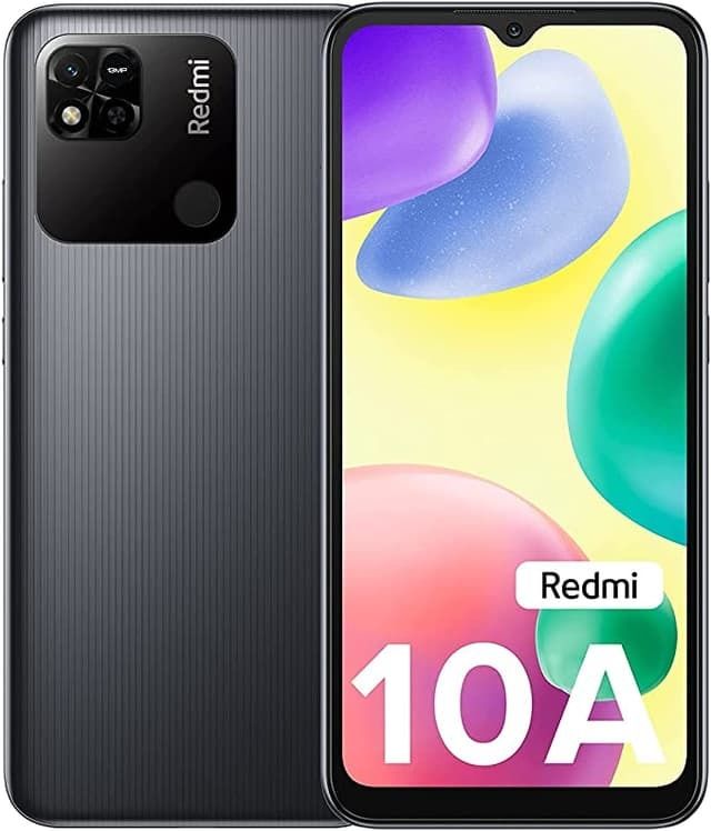 REFURBISHED XIAOMI REDMI 10A 64GB ROM 4GB ROM DISPLAY 6.53 INCHES REAR CAMERA 13MP FRONT CAMERA 5MP BATTERY CAPACITY 5000Mah ANDROID 11