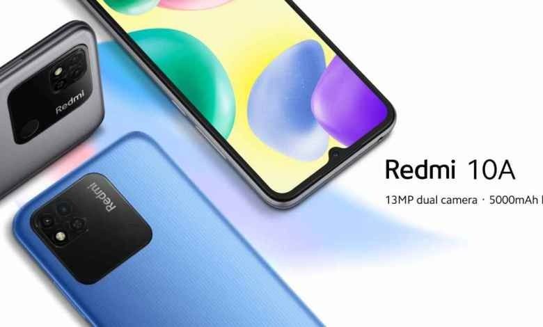 REFURBISHED XIAOMI REDMI 10A 64GB ROM 4GB ROM DISPLAY 6.53 INCHES REAR CAMERA 13MP FRONT CAMERA 5MP BATTERY CAPACITY 5000Mah ANDROID 11