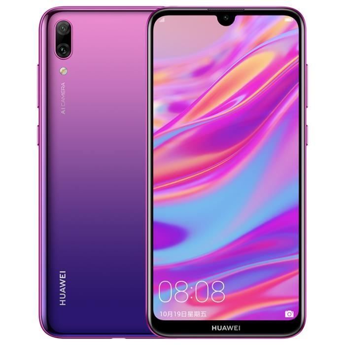 REFURBISHED HUAWEI Y7 PRO 64GB ROM 4GB RAM DISPLAY 6.26 INCHES REAR CAMERA 13MP+2MP FRONT CAMERA 16MP BATTERY CAPACITY 4000Mah ANDROID 8.1