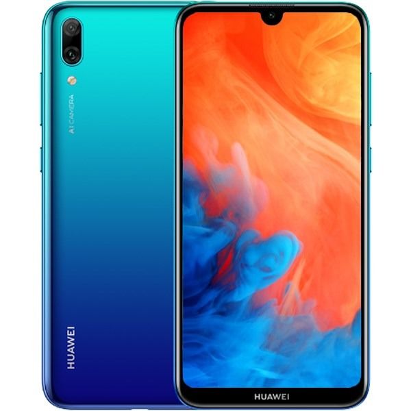 REFURBISHED HUAWEI Y7 PRO 64GB ROM 4GB RAM DISPLAY 6.26 INCHES REAR CAMERA 13MP+2MP FRONT CAMERA 16MP BATTERY CAPACITY 4000Mah ANDROID 8.1