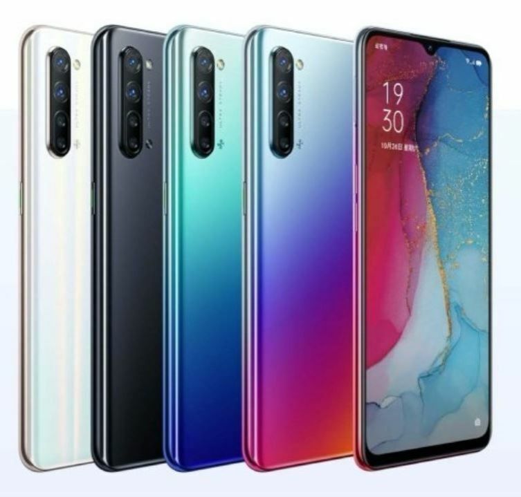 REFURBISHED OPPO RENO 3 5G 128GB ROM 8GB RAM DISPLAY 6.4 INCHES REAR CAMERA 64MP + 8MP + 2MP + 2MP FRONT CAMERA 32MP NO FINGERPRINT