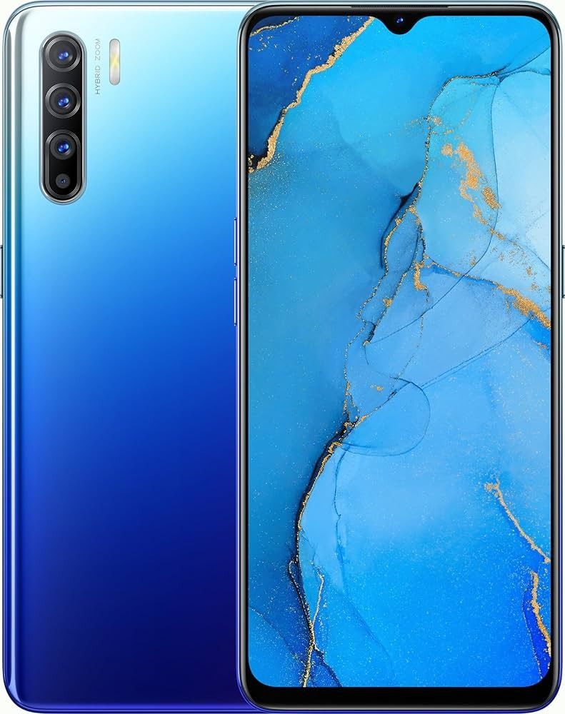 REFURBISHED OPPO RENO 3 5G 128GB ROM 8GB RAM DISPLAY 6.4 INCHES REAR CAMERA 64MP + 8MP + 2MP + 2MP FRONT CAMERA 32MP NO FINGERPRINT