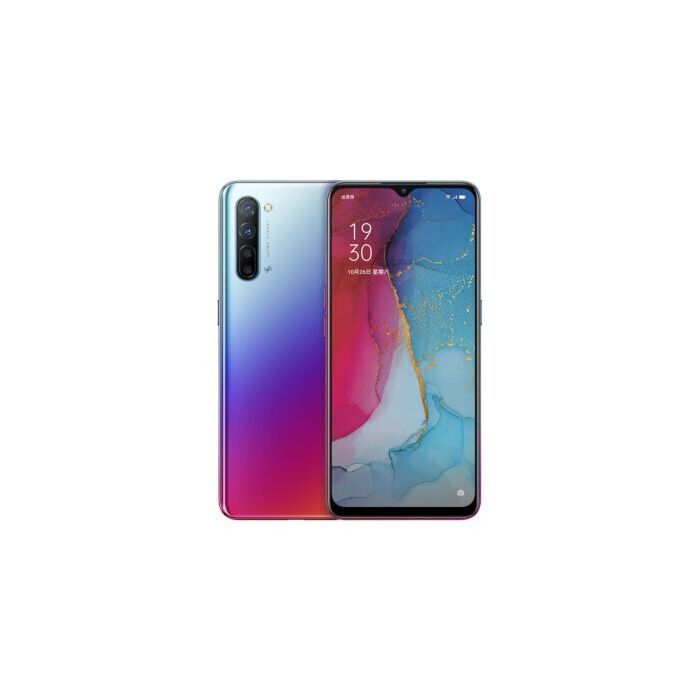 REFURBISHED OPPO RENO 3 5G 128GB ROM 8GB RAM DISPLAY 6.4 INCHES REAR CAMERA 64MP + 8MP + 2MP + 2MP FRONT CAMERA 32MP NO FINGERPRINT