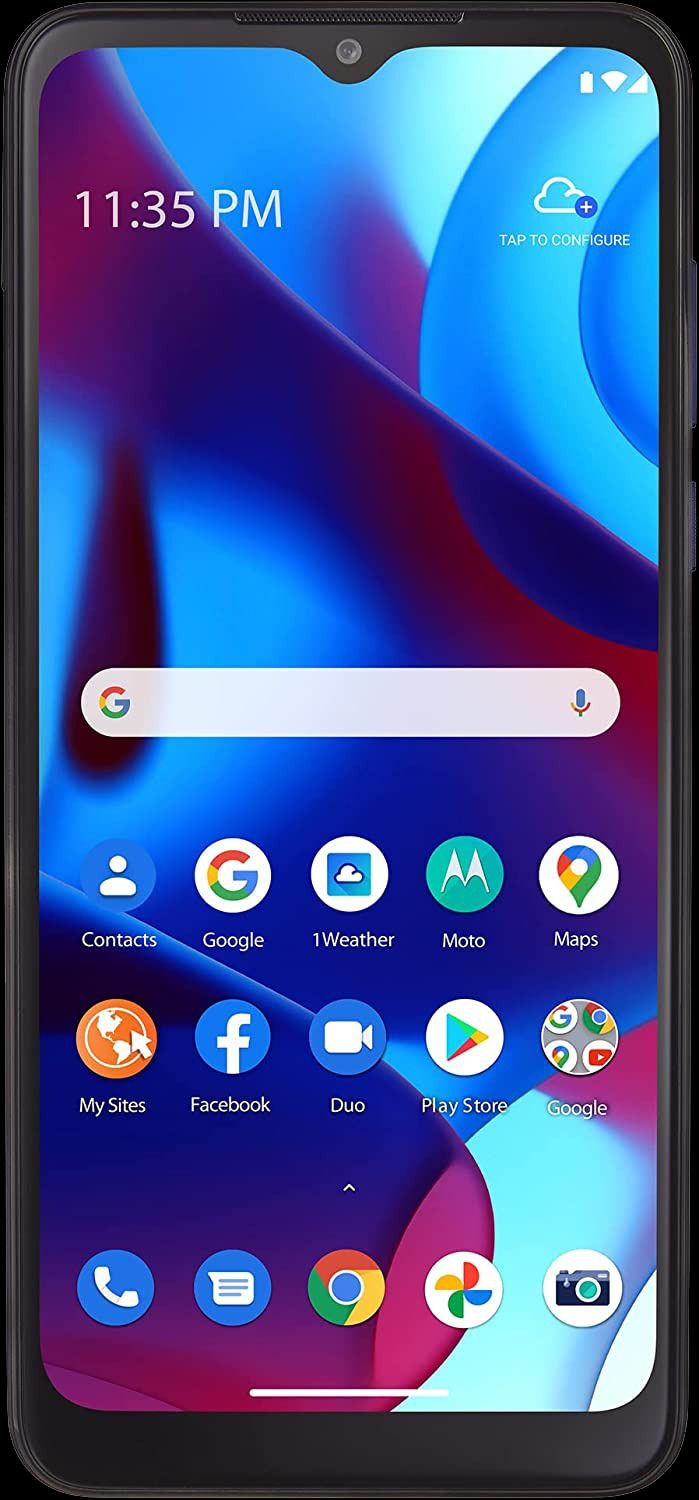 REFURBISHED MOTOROLA MOTO G PURE 32GB ROM 3GB RAM DISPLAY 6.5 INCHES REAR CAMERA 13MP + 2MP FRONT CAMERA 5MP BATTERY CAPACITY 5000MAH ANDROID 11