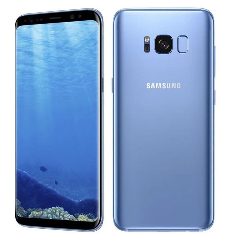 SAMSUNG GALAXY S8 64GB ROM 4GB RAM DISPLAY 5.80 INCHES REAR CAMERA 12.0MP FRONT CAMERA 8.0MP 90HZ CURVED AMOLED DISPLAY Qualcomm MSM8998 Snapdragon 835 BLUE