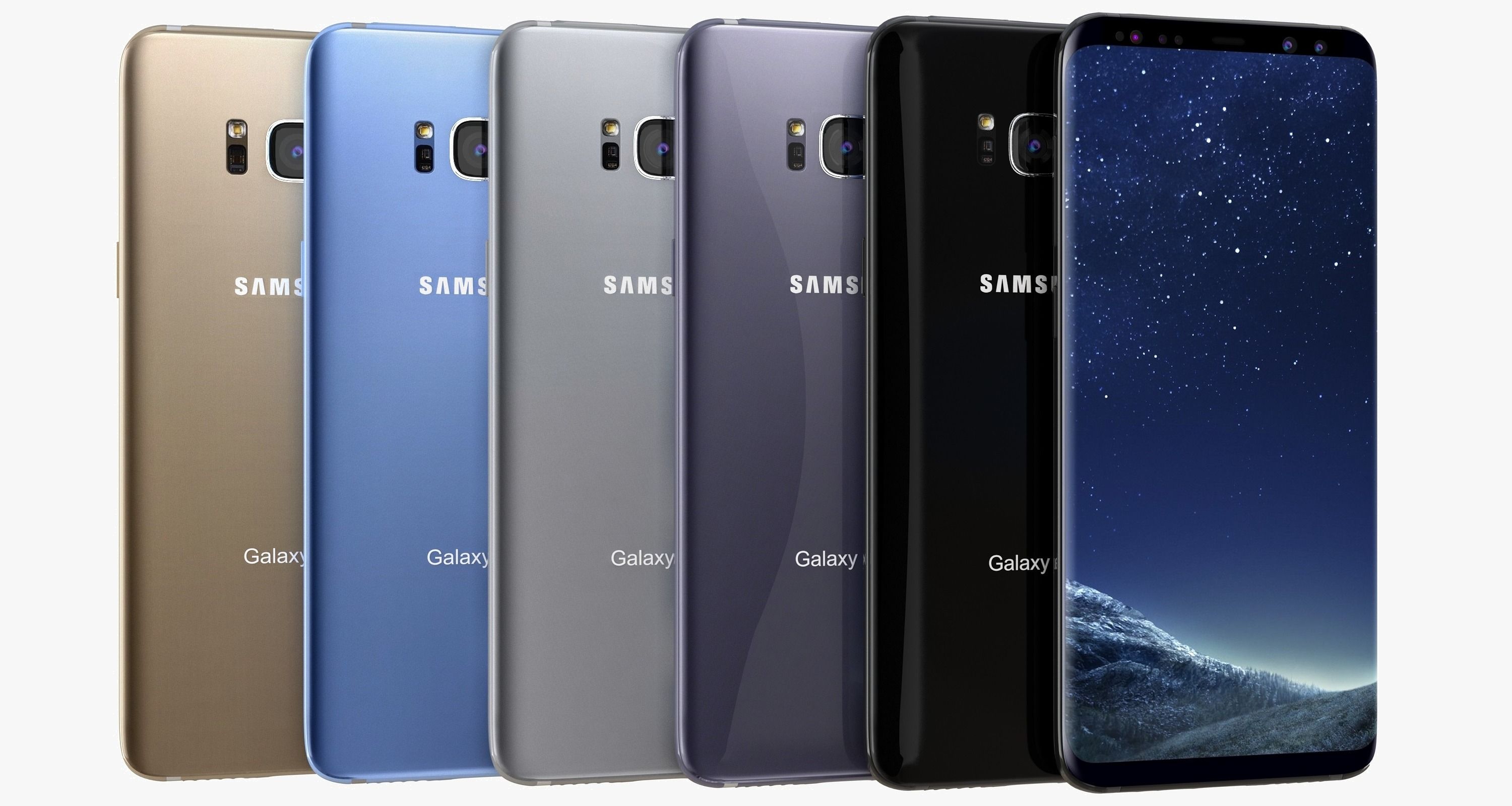 SAMSUNG GALAXY S8 64GB ROM 4GB RAM DISPLAY 5.80 INCHES REAR CAMERA 12.0MP FRONT CAMERA 8.0MP 90HZ CURVED AMOLED DISPLAY Qualcomm MSM8998 Snapdragon 835 BLUE