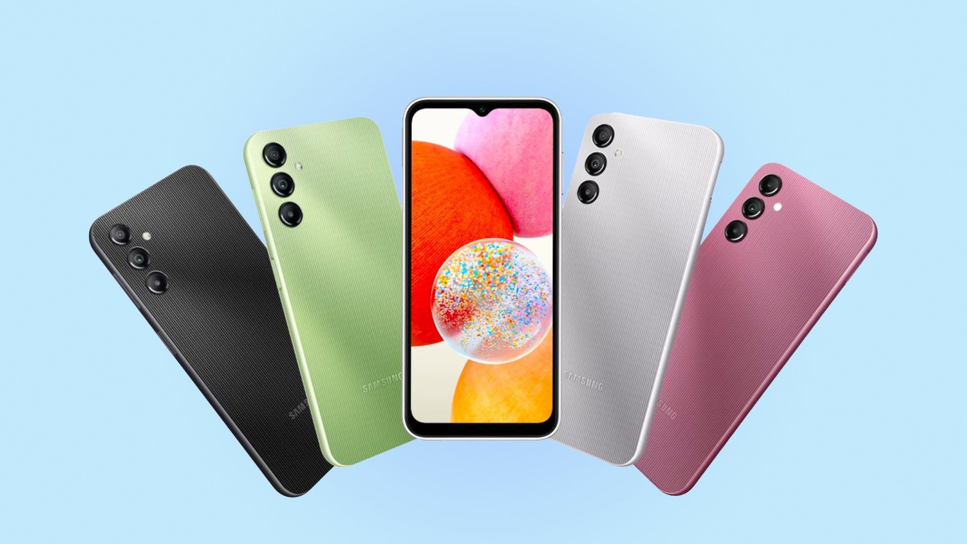 REFURBISHED SAMSUNG A14 4G 128GB ROM 6GB RAM DISPLAY 6,60 INCHES REAR CAMERA 50MP + 5MP FRONT CAMERA  13MP BATTERY CAPACITY 500Mah ANDROID 14