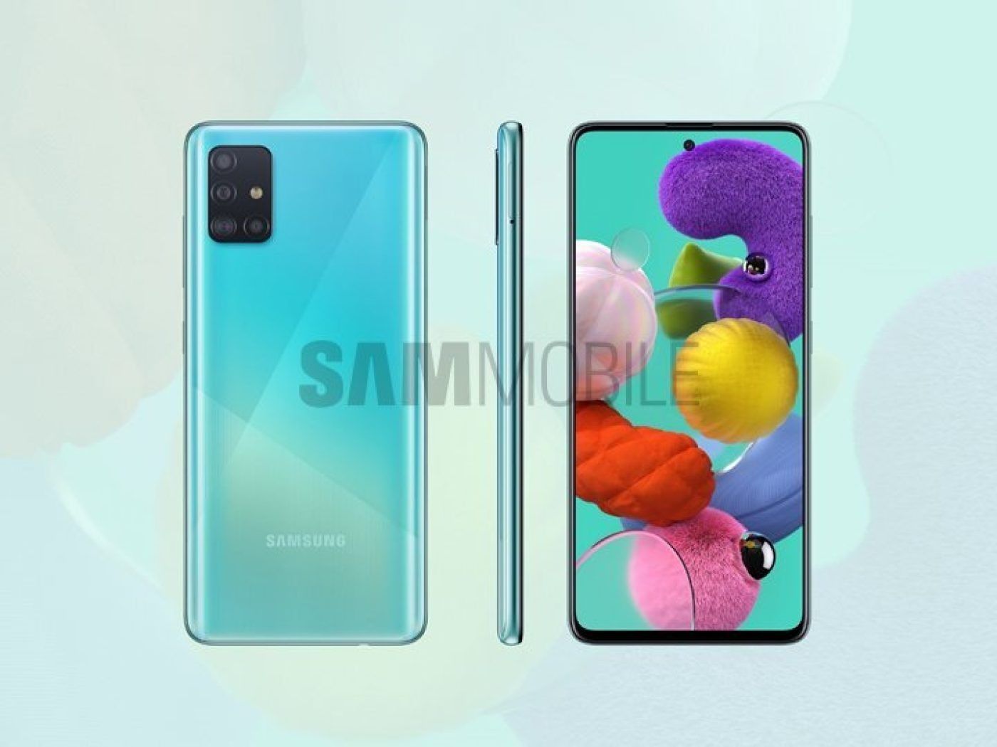 SAMSUNG GALAXY A51 128GB ROM 6GB RAM DISPLAY 6.5 INCHES REAR CAMERA 48MP + 12MP + 5MP + 5MP FRONT CAMERA  32MP BATTERY CAPACITY 4000Mah ANDROID 13