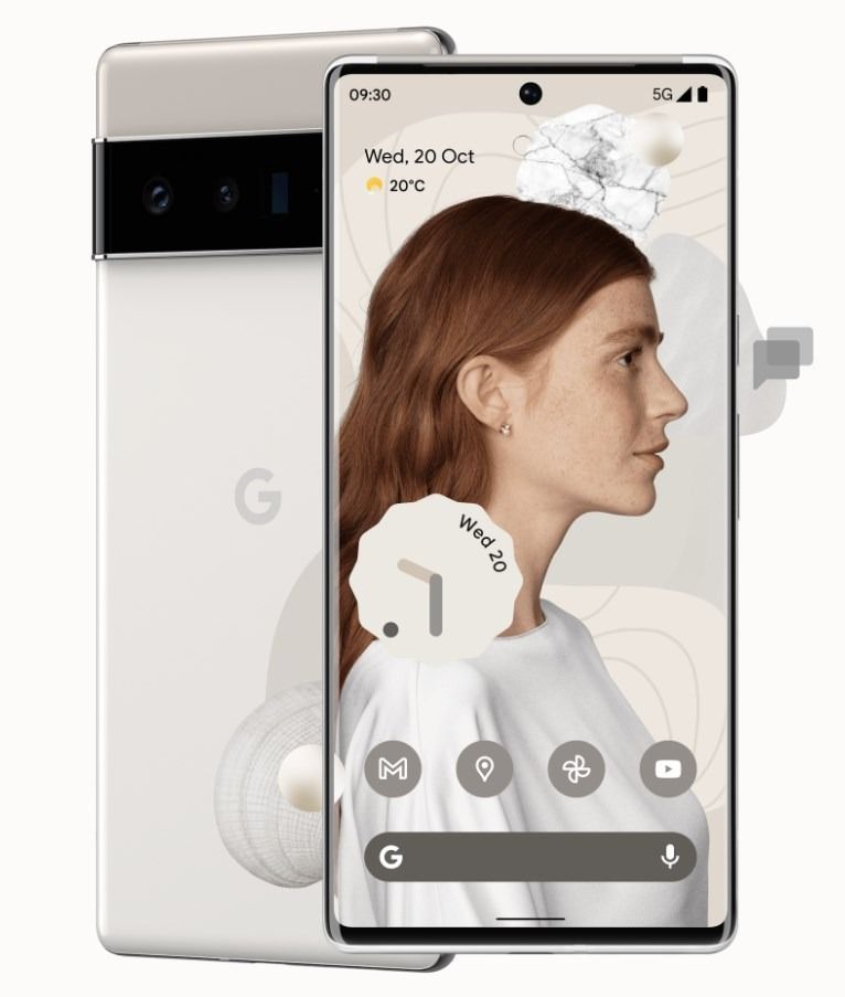 REFURBISHED GOOGLE PIXEL 6 PRO 128GB ROM 8GB RAM DISPLAY 6.7 INCHES REAR CAMERA 50MP + 12MP + 48MP FRONT CAMERA  11.1MP ANDROID 15 BATTERY CAPACITY 5003Mah