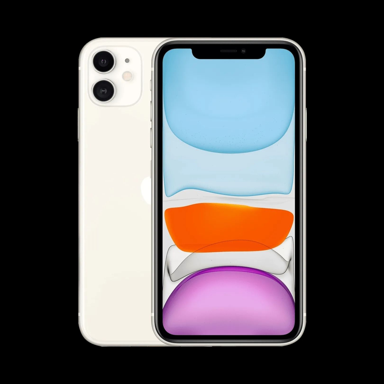 REFURBISHED IPHONE 11 128GB ROM 4GB RAM DISPLAY 6.1 INCHES  REAR CAMERA 12MP + 12MP FRONT CAMERA 12MP BATTERY HEALTH 100% IOS 18