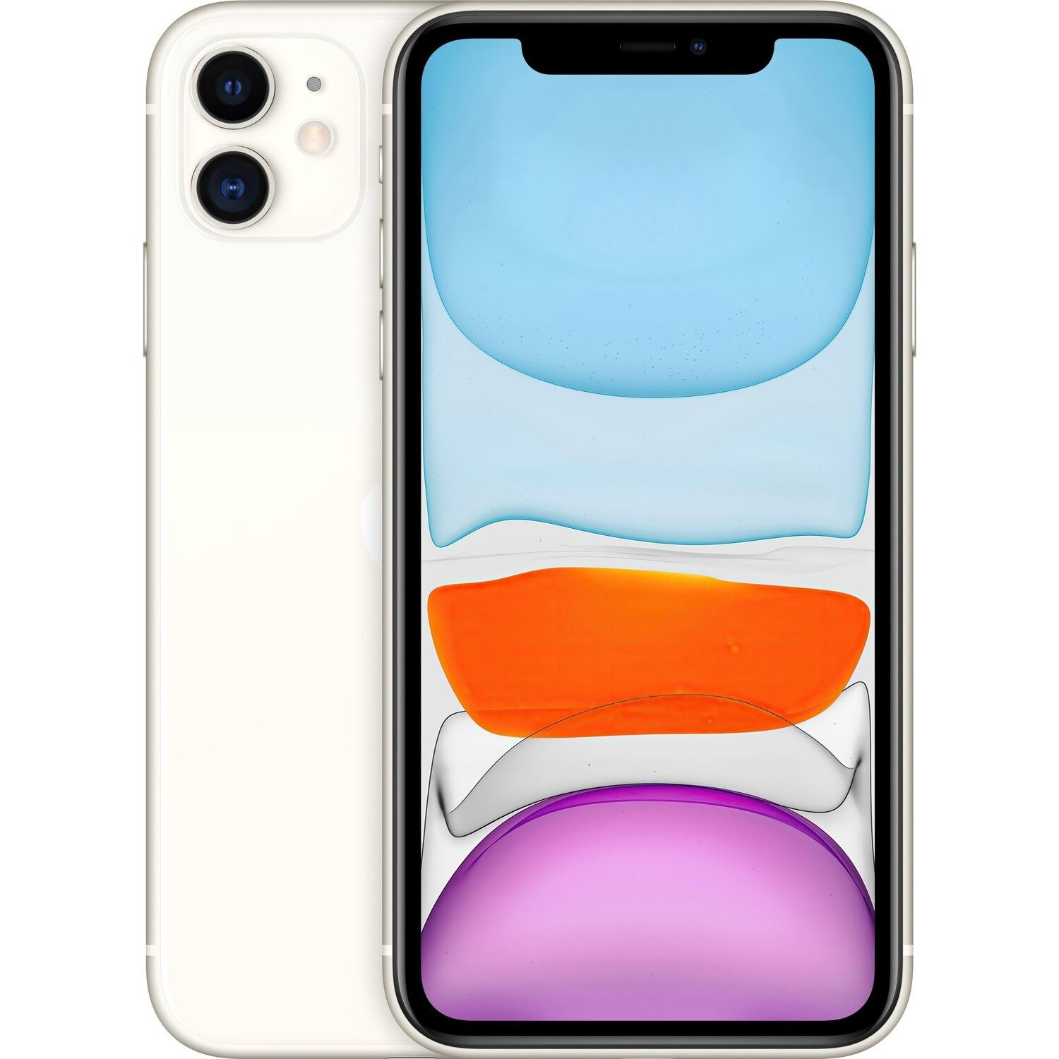REFURBISHED IPHONE 11 128GB ROM 4GB RAM DISPLAY 6.1 INCHES  REAR CAMERA 12MP + 12MP FRONT CAMERA 12MP BATTERY HEALTH 100% IOS 18