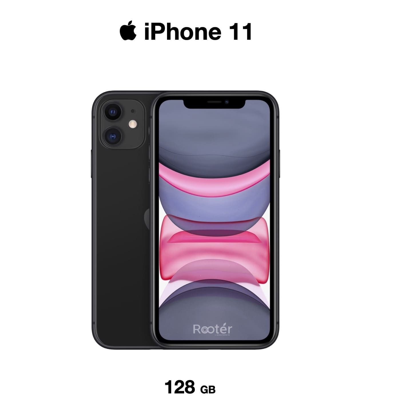REFURBISHED IPHONE 11 128GB ROM 4GB RAM DISPLAY 6.1 INCHES  REAR CAMERA 12MP + 12MP FRONT CAMERA 12MP BATTERY HEALTH 100% IOS 18