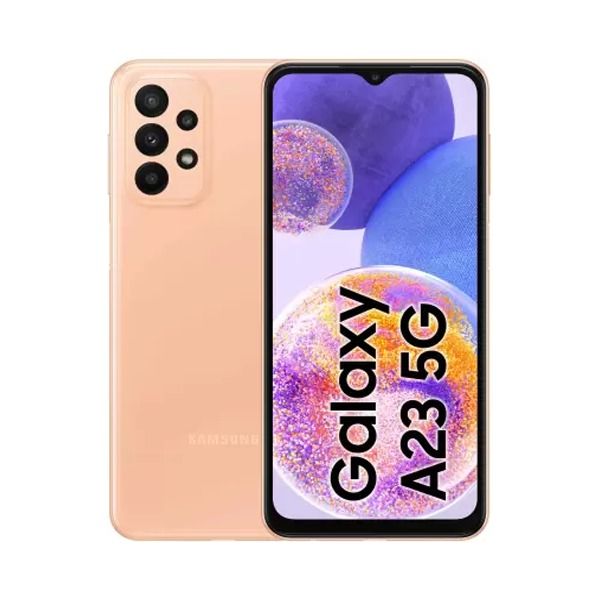 REFURBISHED SAMSUNG A23 5G 128GB ROM 4GB RAM DISPLAY 6.6 INCHES REAR CAMERA 50MP + 5MP + 2MP + 2MP FRONT CAMERA 8MP BATTERY CAPACITY 5000MAH