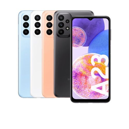 REFURBISHED SAMSUNG A23 5G 128GB ROM 4GB RAM DISPLAY 6.6 INCHES REAR CAMERA 50MP + 5MP + 2MP + 2MP FRONT CAMERA 8MP BATTERY CAPACITY 5000MAH