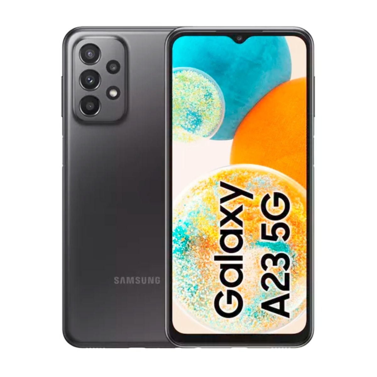 REFURBISHED SAMSUNG A23 5G 128GB ROM 4GB RAM DISPLAY 6.6 INCHES REAR CAMERA 50MP + 5MP + 2MP + 2MP FRONT CAMERA 8MP BATTERY CAPACITY 5000MAH