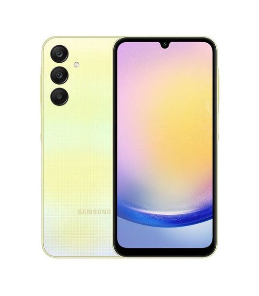 REFURBISHED SAMSUNG A25 5G 128GB ROM 6GB RAM DISPLAY 6.5 INCHES REAR CAMERA  50MP + 8MP + 2MP FRONT CAMERA 13MP BATTERY CAPACITY 5000Mah ANDROID 15