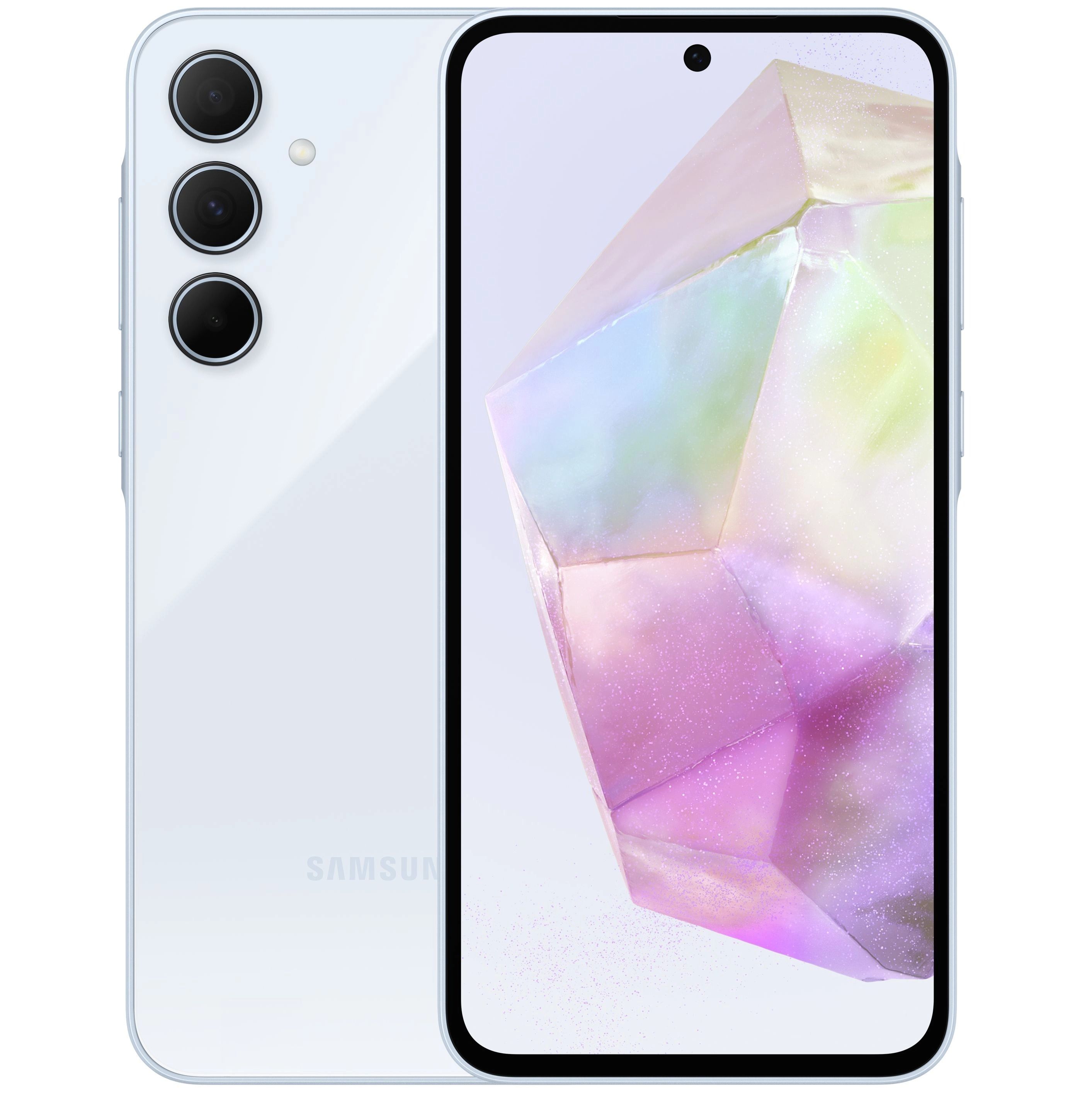 REFURBISHED SAMSUNG A25 5G 128GB ROM 6GB RAM DISPLAY 6.5 INCHES REAR CAMERA  50MP + 8MP + 2MP FRONT CAMERA 13MP BATTERY CAPACITY 5000Mah ANDROID 15