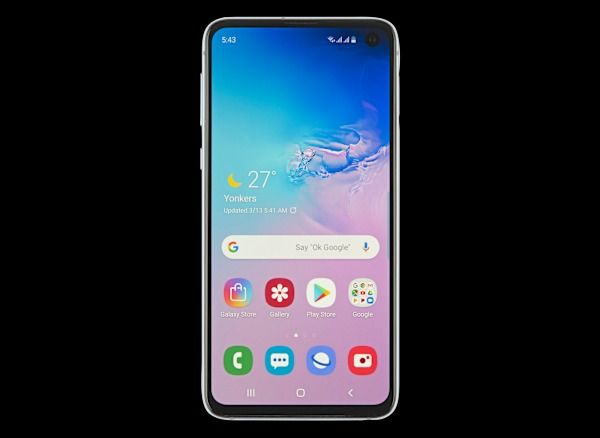 REFURBISHED SAMSUNG S10E 128GB ROM 6GB RAM DISPLAY 5.8 INCHES REAR CAMERA 12MP + 16MP FRONT CAMERA 10MP ANDROID 12 BLUE