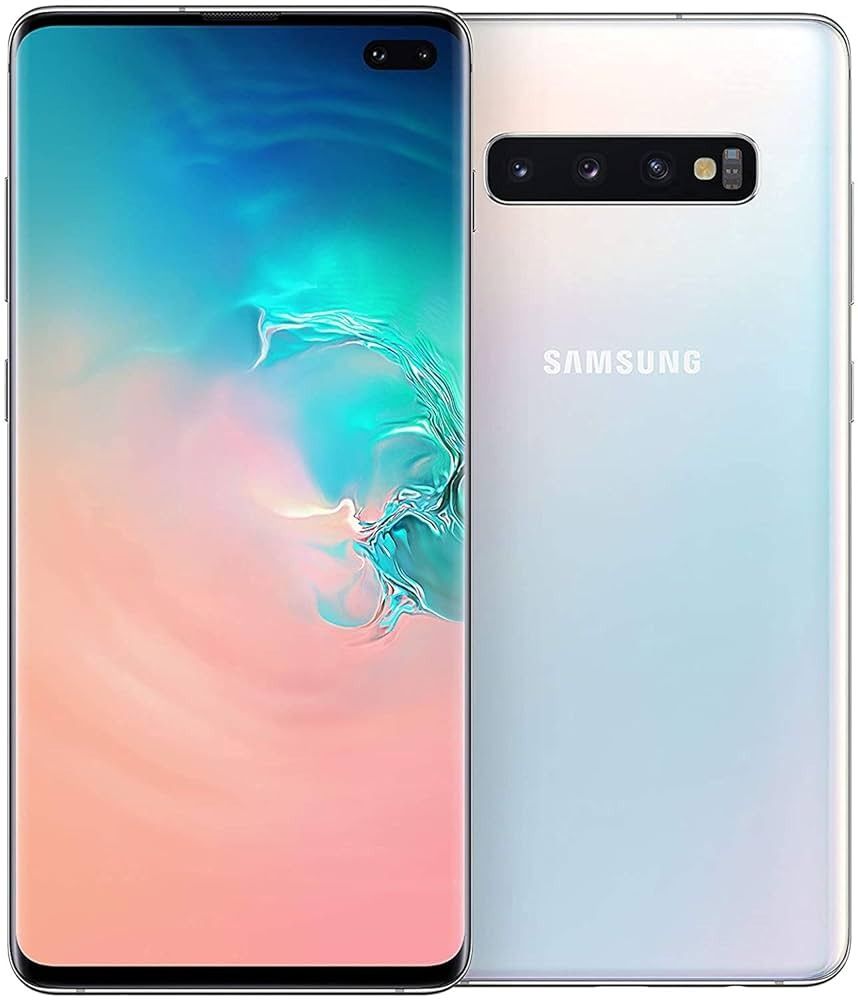 REFURBISHED SAMSUNG S10+ 128GB ROM 8GB RAM CURVED SCREEN DISPLAY 6.4 INCHES REAR CAMERA 12MP + 12MP + 16MP FRONT CAMERA 10MP + 8MP BATTERY CAPACITY 4100Mah