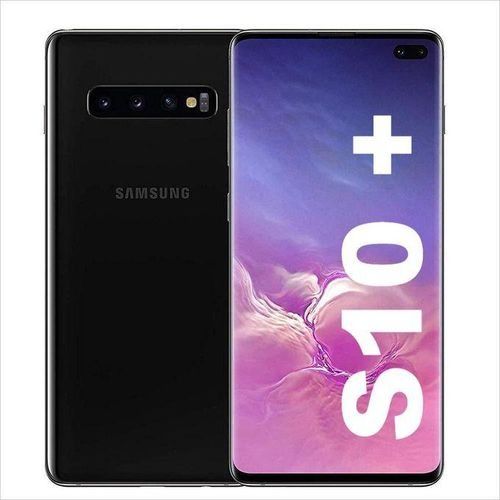 REFURBISHED SAMSUNG S10+ 128GB ROM 8GB RAM CURVED SCREEN DISPLAY 6.4 INCHES REAR CAMERA 12MP + 12MP + 16MP FRONT CAMERA 10MP + 8MP BATTERY CAPACITY 4100Mah