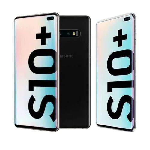 REFURBISHED SAMSUNG S10+ 128GB ROM 8GB RAM CURVED SCREEN DISPLAY 6.4 INCHES REAR CAMERA 12MP + 12MP + 16MP FRONT CAMERA 10MP + 8MP BATTERY CAPACITY 4100Mah