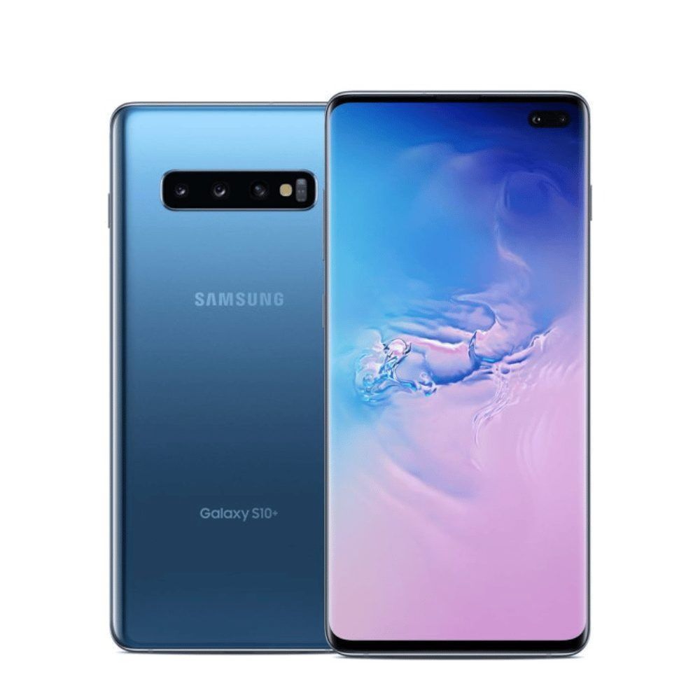 REFURBISHED SAMSUNG S10+ 128GB ROM 8GB RAM CURVED SCREEN DISPLAY 6.4 INCHES REAR CAMERA 12MP + 12MP + 16MP FRONT CAMERA 10MP + 8MP BATTERY CAPACITY 4100Mah