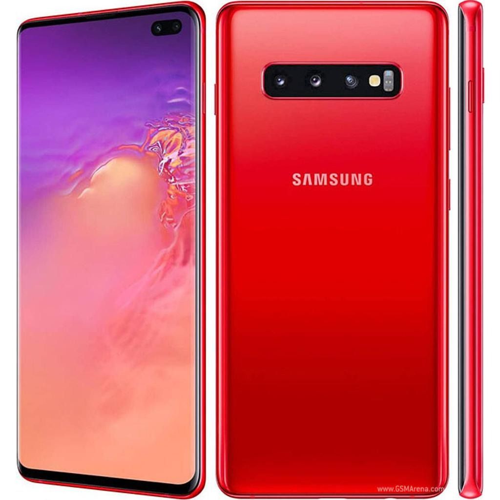 REFURBISHED SAMSUNG S10+ 128GB ROM 8GB RAM CURVED SCREEN DISPLAY 6.4 INCHES REAR CAMERA 12MP + 12MP + 16MP FRONT CAMERA 10MP + 8MP BATTERY CAPACITY 4100Mah