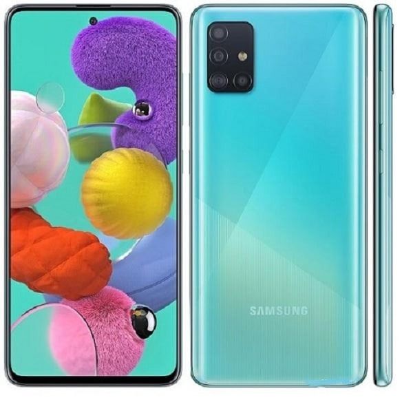 REFURBISHED SAMSUNG A51 5G 8GB RAM 128GB ROM REAR QUAD CAMERA 48MP + 12MP + 5MP + 5MP FRONT CAMERA 32MP BATTERY CAPACITY 5000Mah