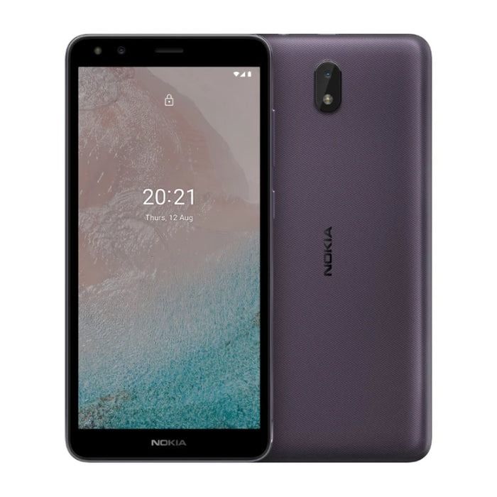 REFURBISHED NOKIA C1 16GB ROM DISPLAY 5.45 INCHES REAR CAMERA 5MP FRONT CAMERA 5MP ANDROID 11 DUAL SIM BLUE/BLACK/GRAY COLOR