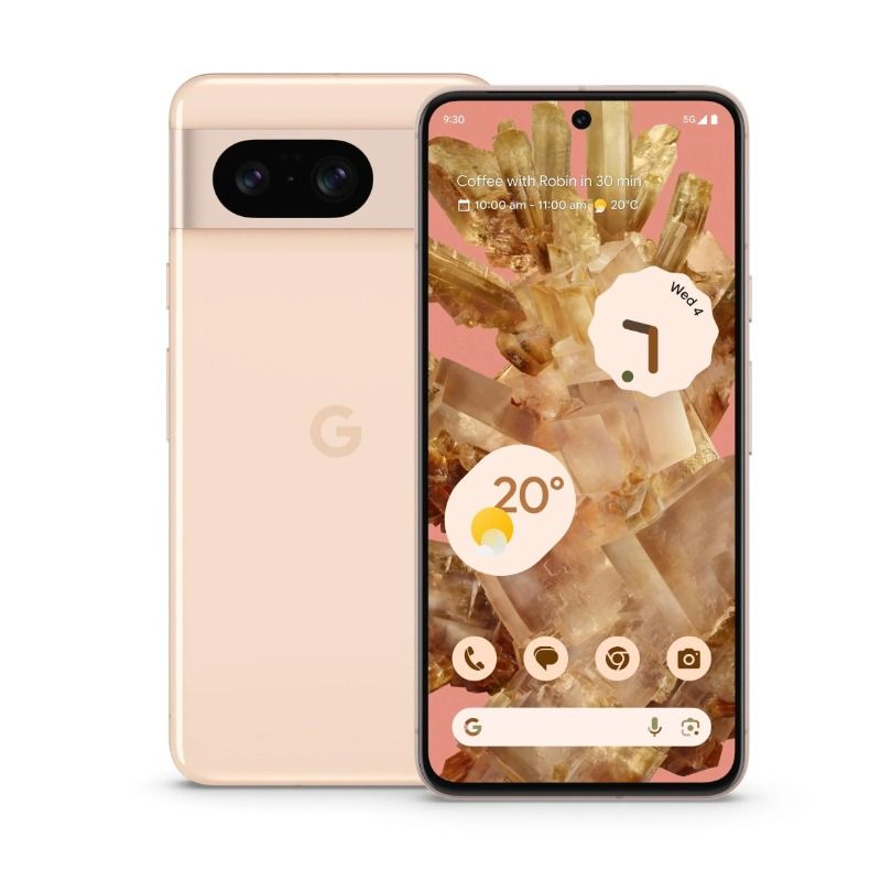 REFURBISHED GOOGLE PIXEL 8A 128GB ROM 12GB RAM DISPLAY 6.2 INCHES REAR CAMERA 50MP + 12MP FRONT CAMERA 11MP ANDROID 16 BATTERY CAPACITY 4575Mah
