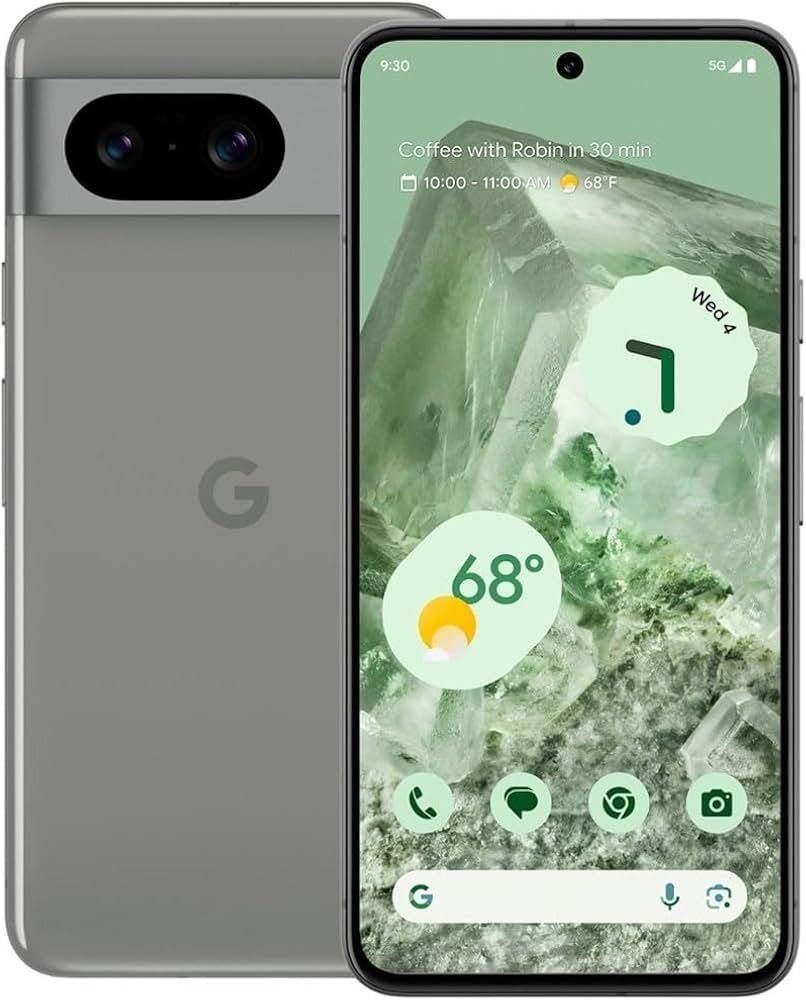 REFURBISHED GOOGLE PIXEL 8A 128GB ROM 12GB RAM DISPLAY 6.2 INCHES REAR CAMERA 50MP + 12MP FRONT CAMERA 11MP ANDROID 16 BATTERY CAPACITY 4575Mah