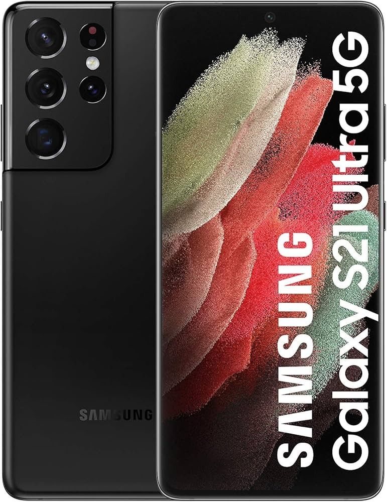 EX-UK SAMSUNG S21 ULTRA 128GB ROM 12GB RAM DISPLAY 6.8 INCHES REAR CAMERA 108MP + 12MP + 10MP + 10MP FRONT CAMERA 40MP BATTERY CAPACITY 5000Mah