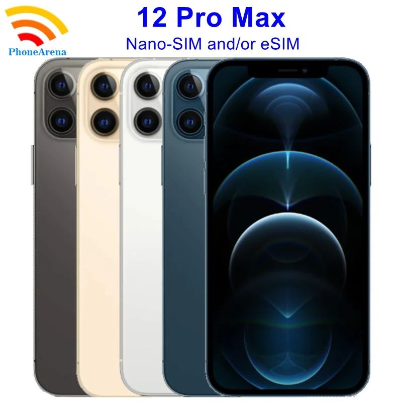 REFURBISHED  IPHONE 12 PROMAX 256GB/128GB ROM 6GB RAM  DISPLAY 6.7 INCHES  REAR CAMERA 12MP + 12MP + 12MP FRONT CAMERA 12MP IOS 26.3