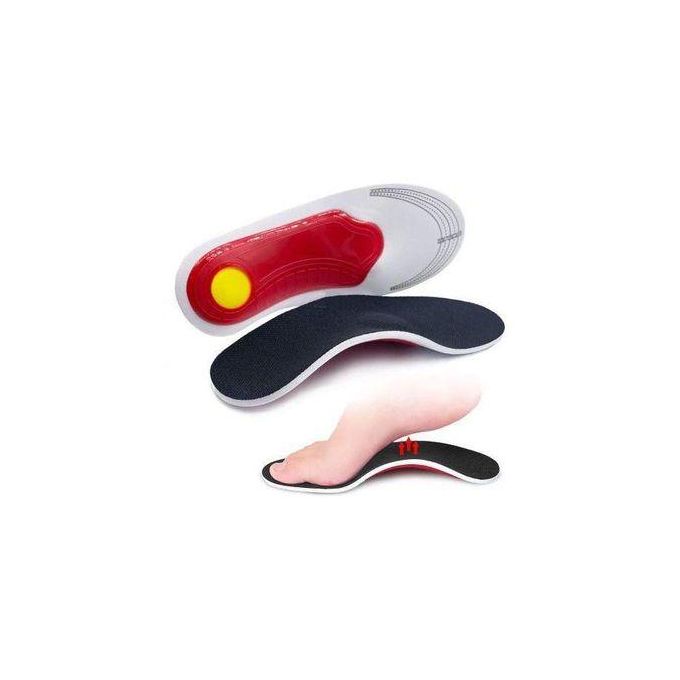 Orthopedic Insoles With Breathable Arch Support Pad For Unisex- Small 35-40, Large- 40-46
