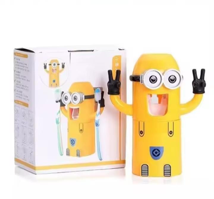 MINIONS AUTOMATIC TOOTHPASTE DISPENSER SQUEEZER