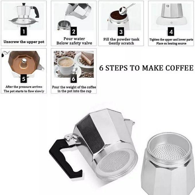 Italian Coffee Maker Brewing Pot Moka Latte Expresso