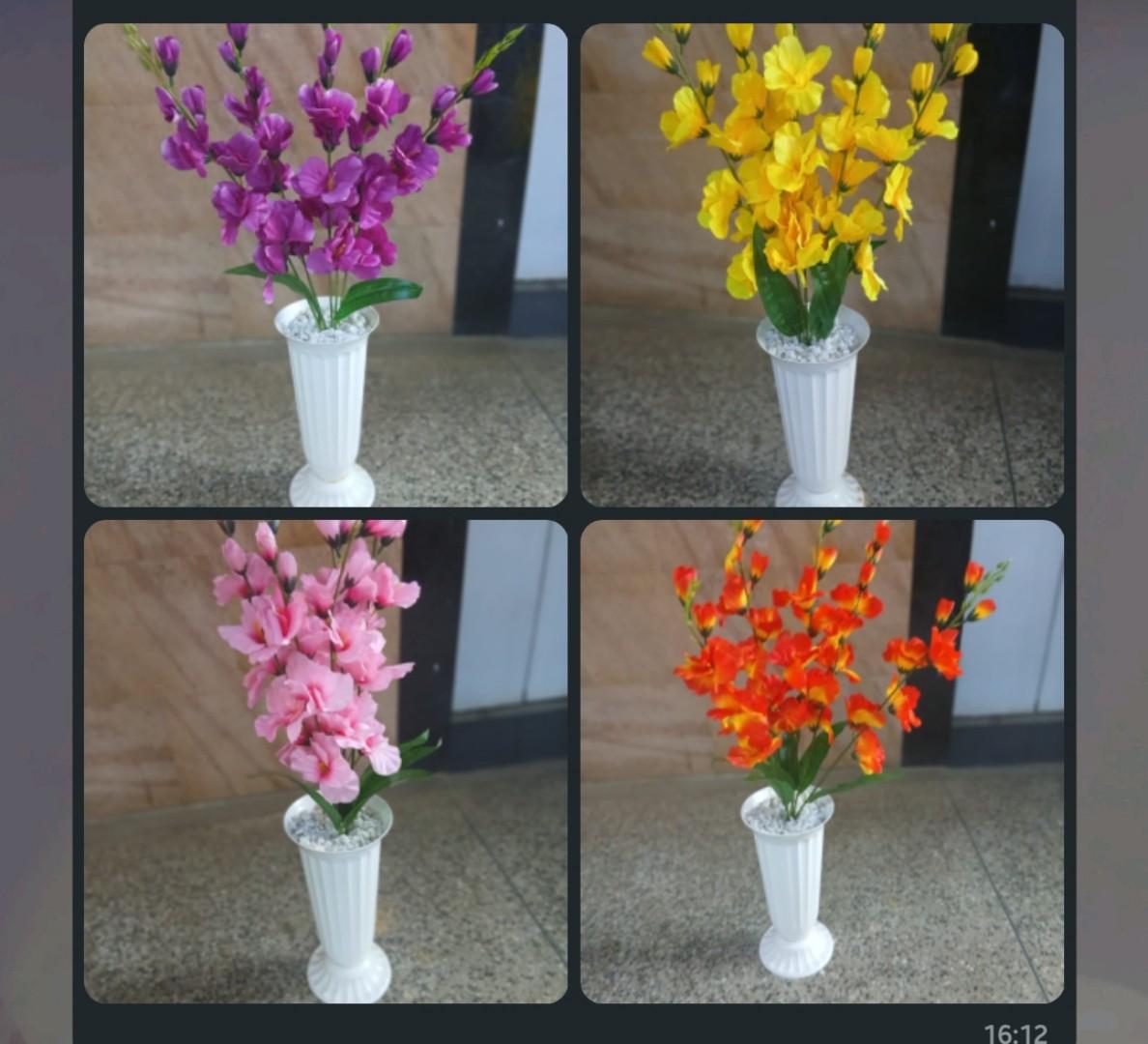 Artificial decor flowers