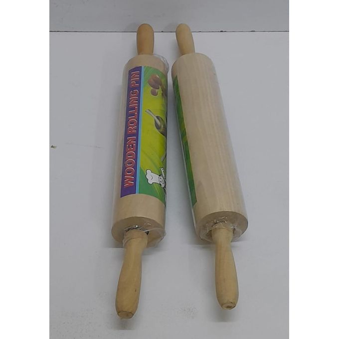Stainless / Wooden Chapati Rolling Pin with Handles For Baking,Pastry roller,Bread, and Cookies