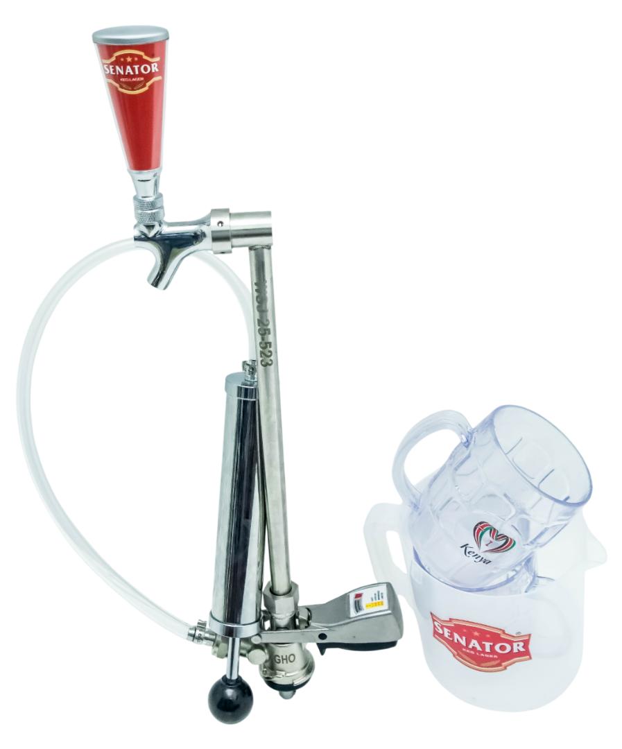 Senator Dark Keg Beer Pump  +  Mug + Warranty