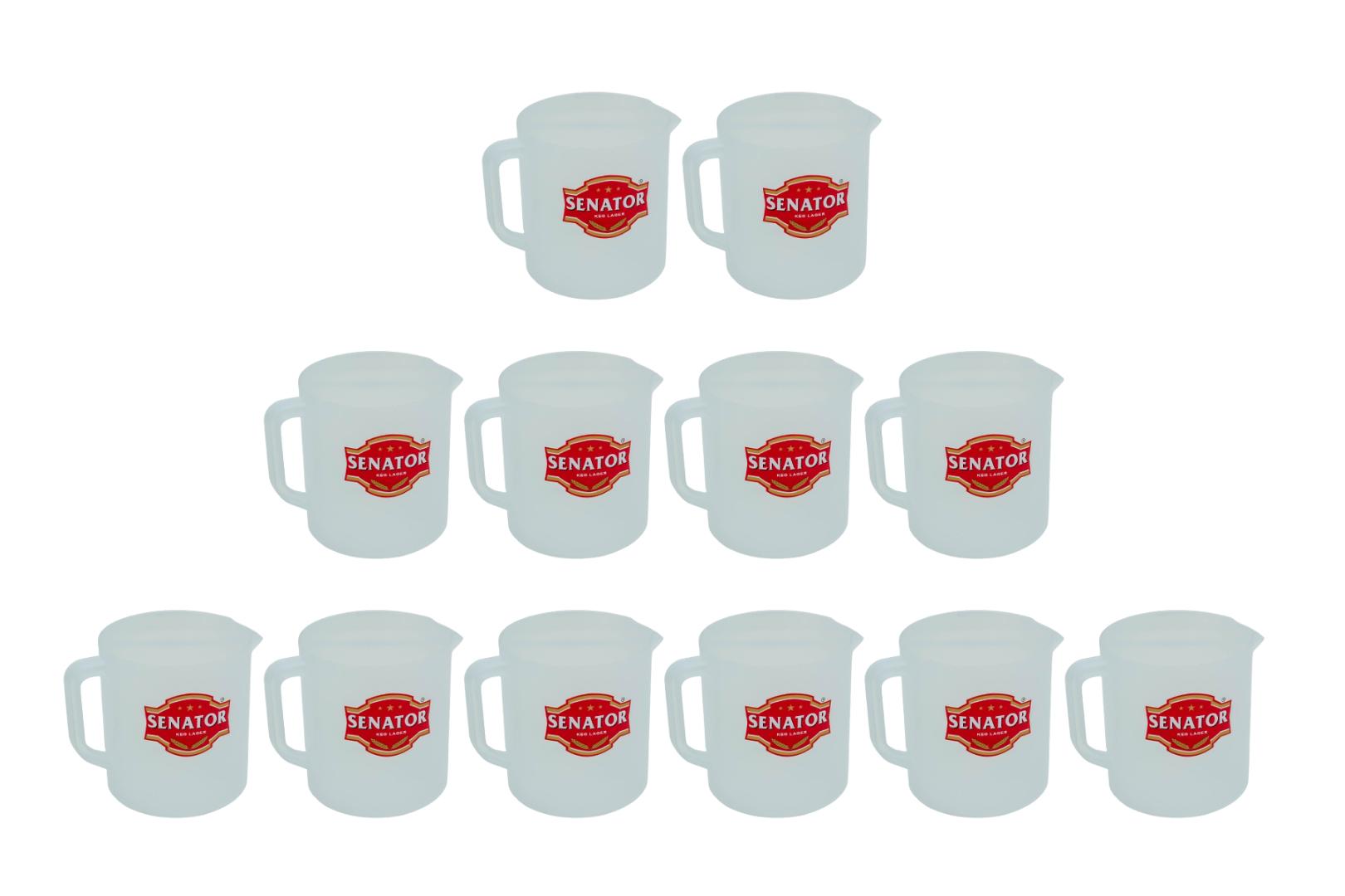 1 Dozen (12 Pcs) Senator 1.5L Measuring Jug used with Beer Keg Pumps/ Senator Beer Keg Pump , Water ,Juice- Durable Plastic Pitcher